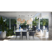 Hanglamp deya crème