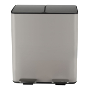 Prullenbak Spirella 2 x 20 L mat taupe
