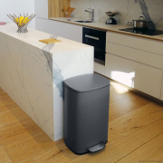 Prullenbak Spirella 30L mat grijs